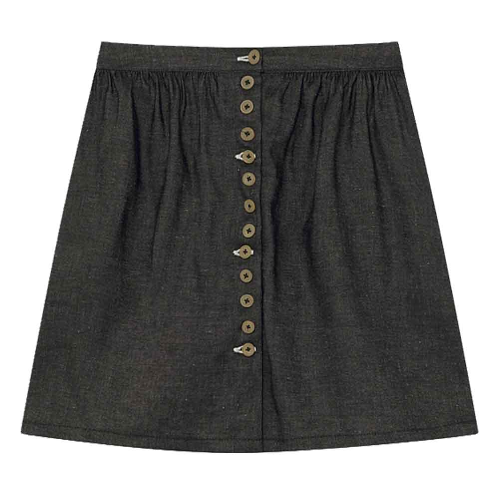 Soft Denim Mini Skirt