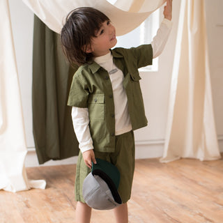 Khaki Flap Pocket Shirt