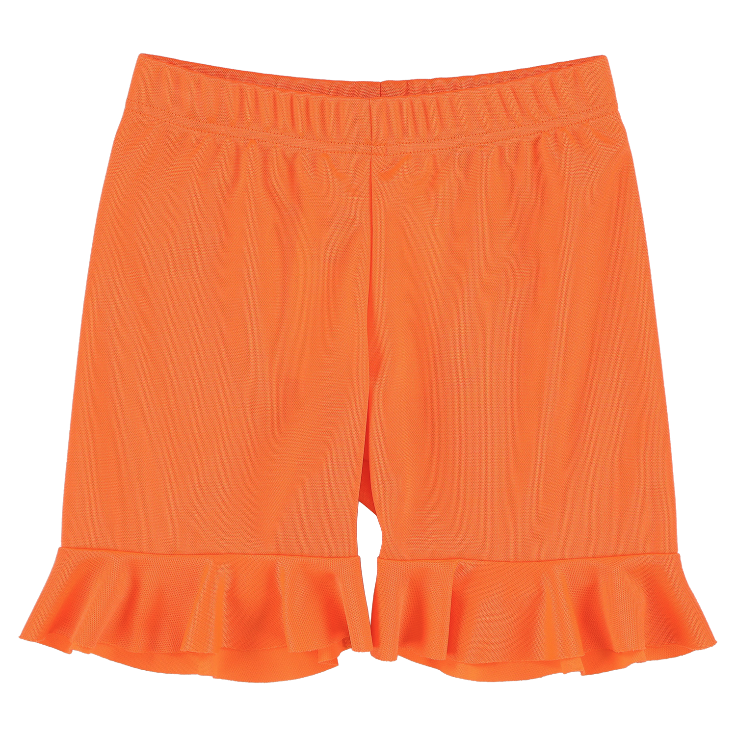 Sport Flue Orange Frilled Shorts