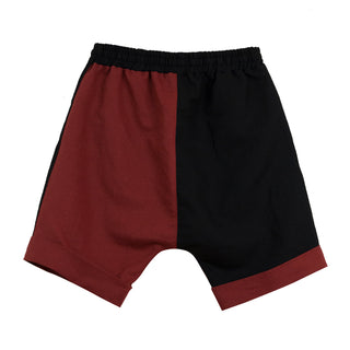 Earth Red Two Tone Bermudas