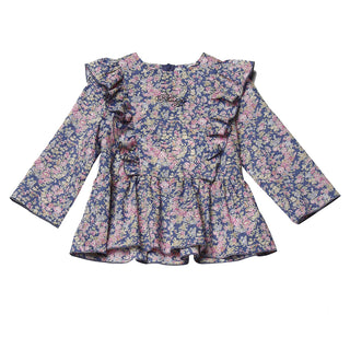 Liberty Print Ruffled Blouse