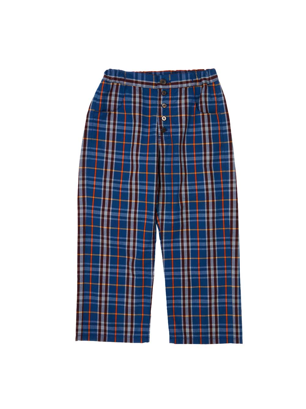Bernacle Blue Checked Trousers