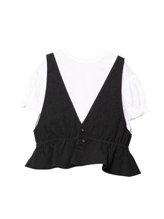 Black Flare Vest