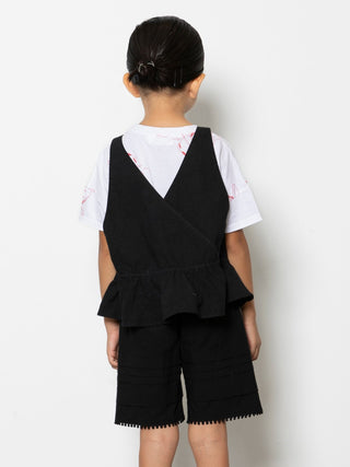 Black Flare Vest