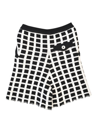 Black and White Shorts