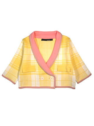 Yellow Checked Jacket