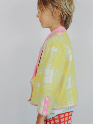 Yellow Checked Jacket