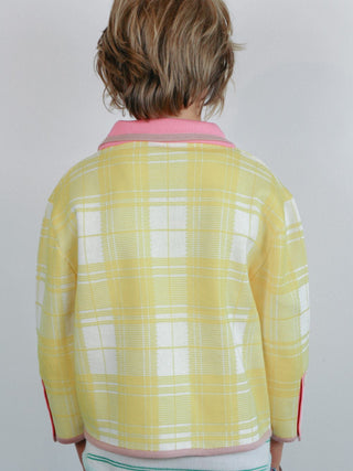 Yellow Checked Jacket