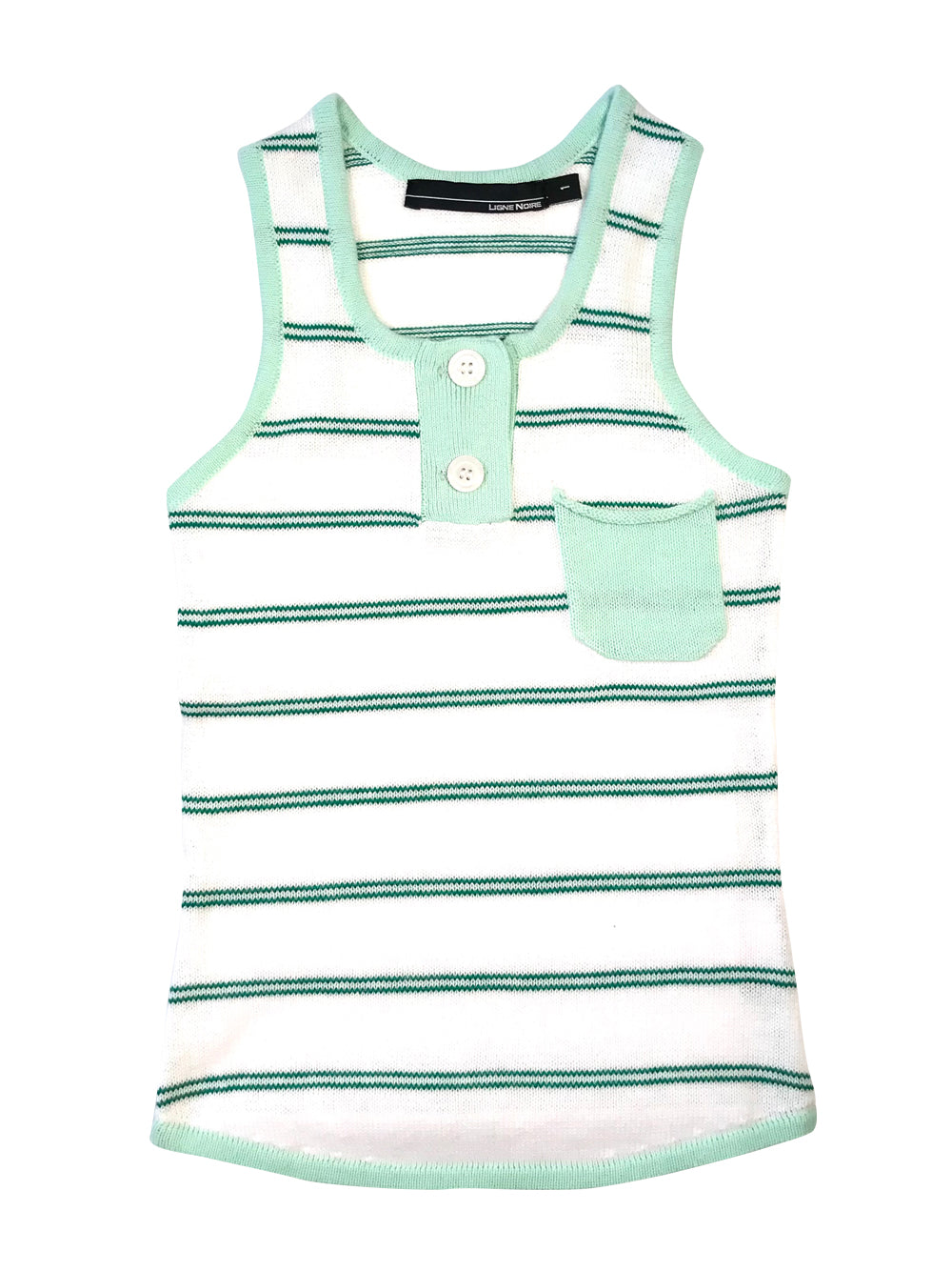 White and Green Tank