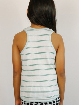 White and Green Tank