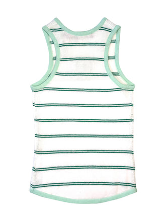 White and Green Tank