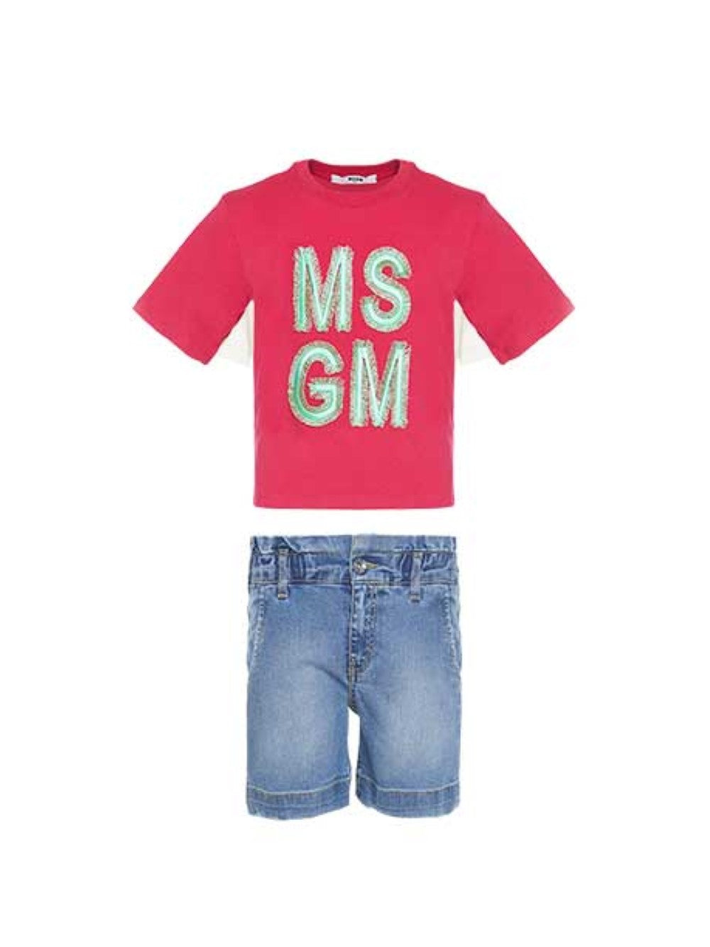 MSGM Denim Shorts