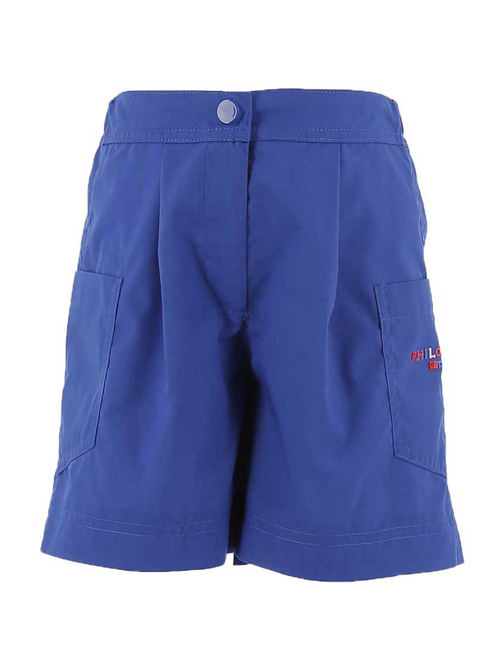 Blue Pocket Philosophy Shorts