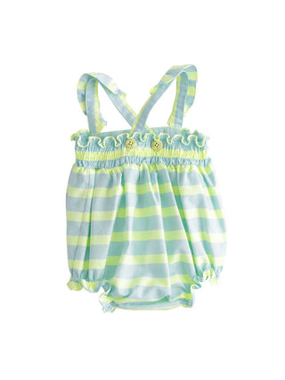 Mint Striped Romper