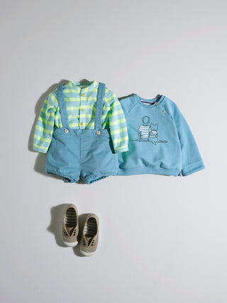 MInt Striped Baby Shirt