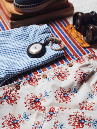 Blue water lily maho shirt