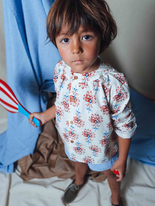 Blue water lily maho shirt