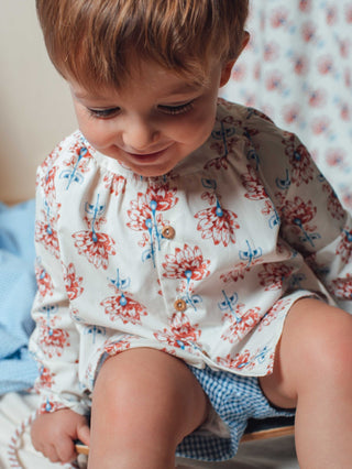 Blue water lily maho shirt