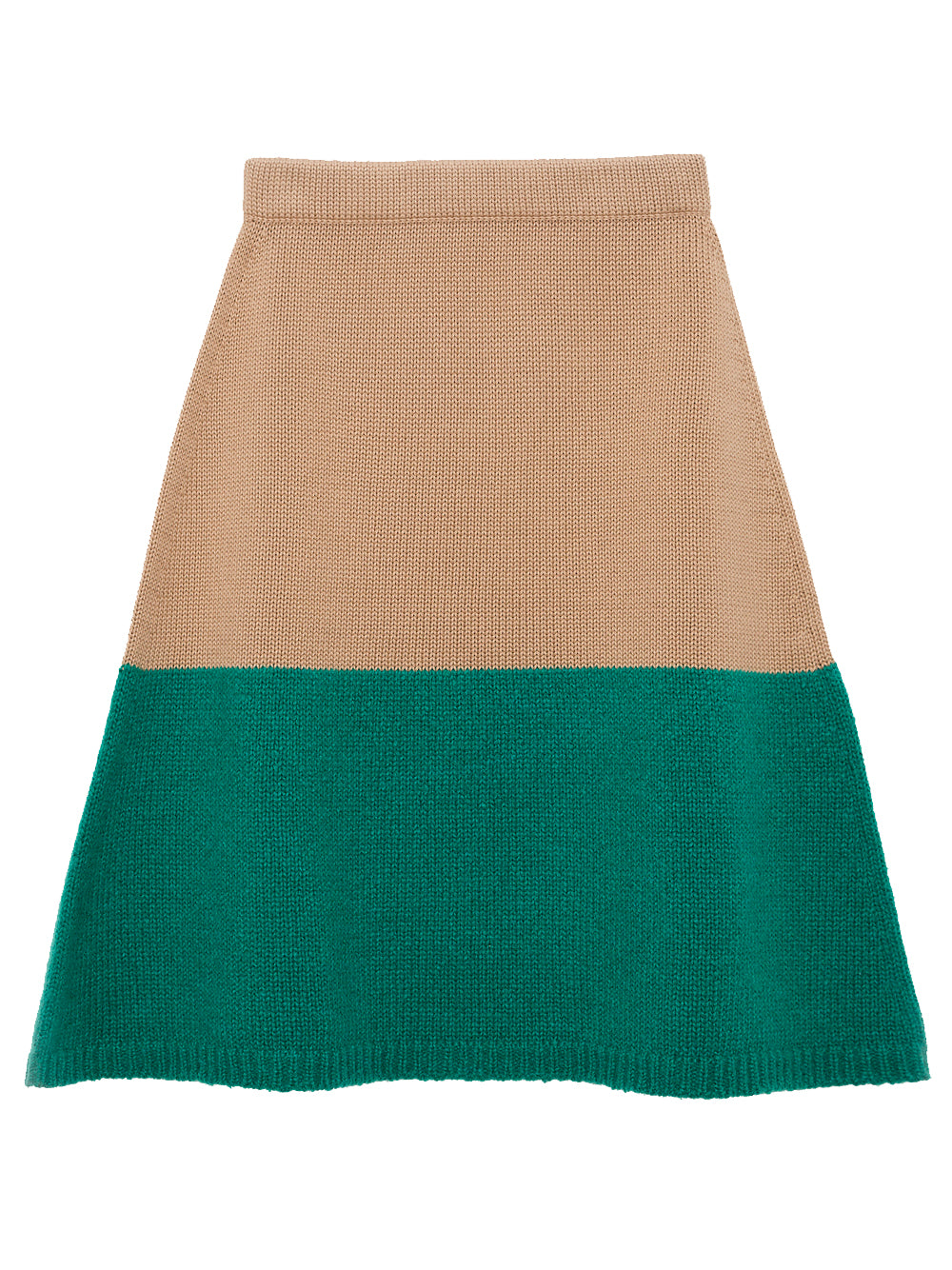 Green Boucle Skirt
