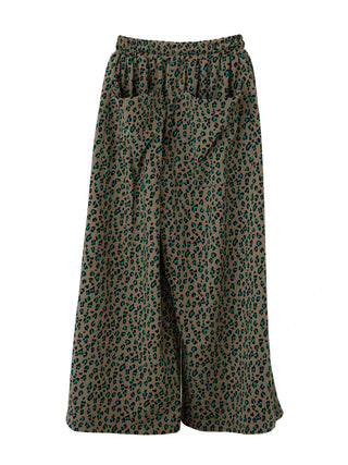 Leopard Cutsaw Pants