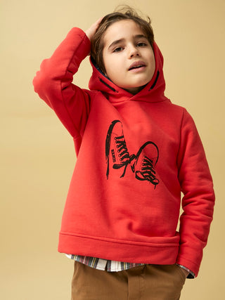 Red Sneaker Sweatshirt