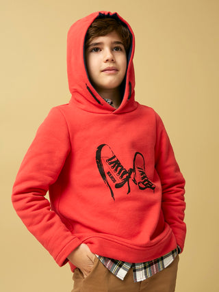 Red Sneaker Sweatshirt