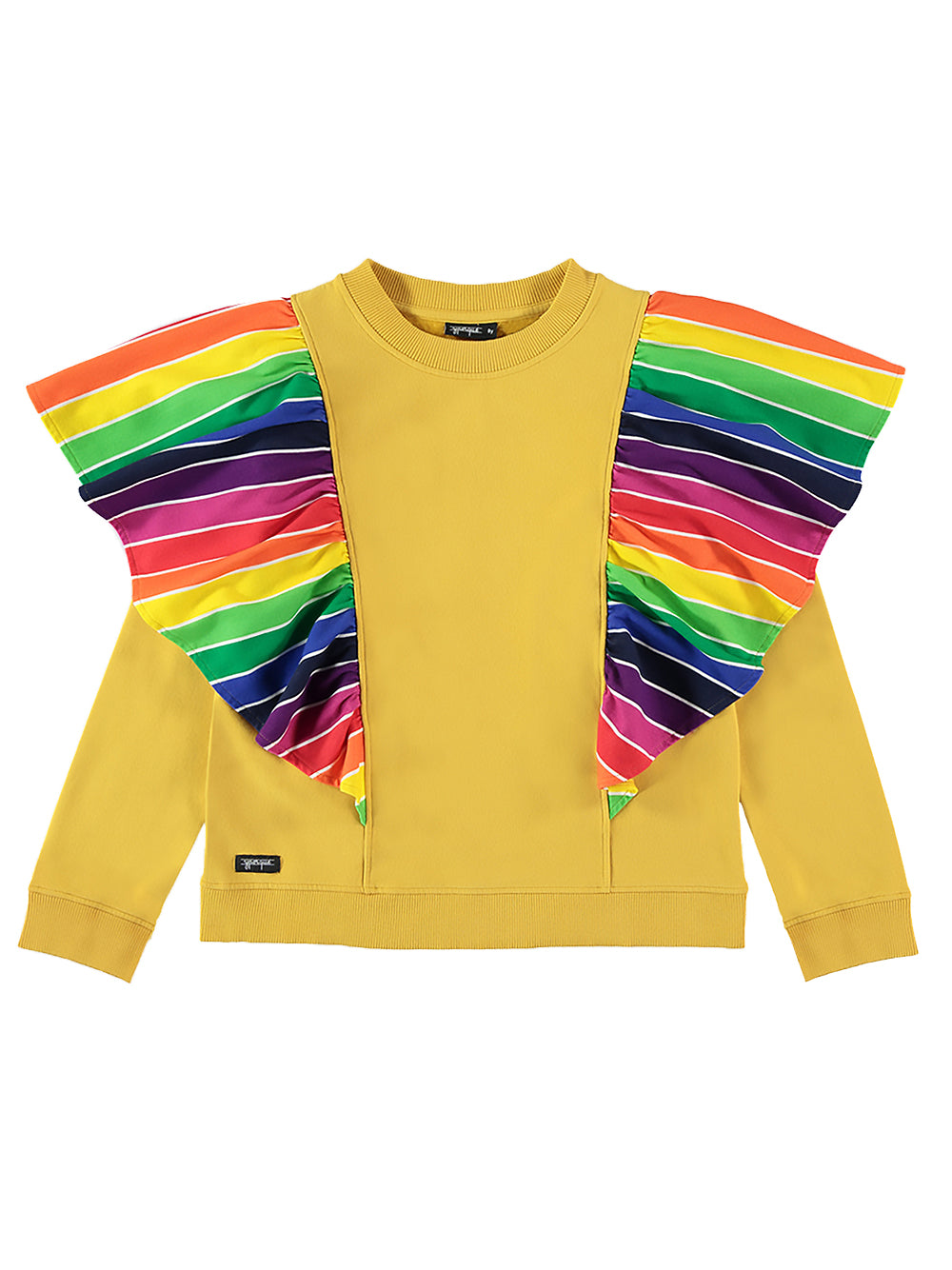 Colorful Ruffle Sweatshirt