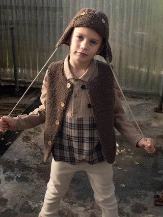 Two Tone Taupe Shirt