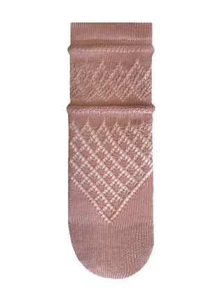 Openwork Cotton Pink Socks