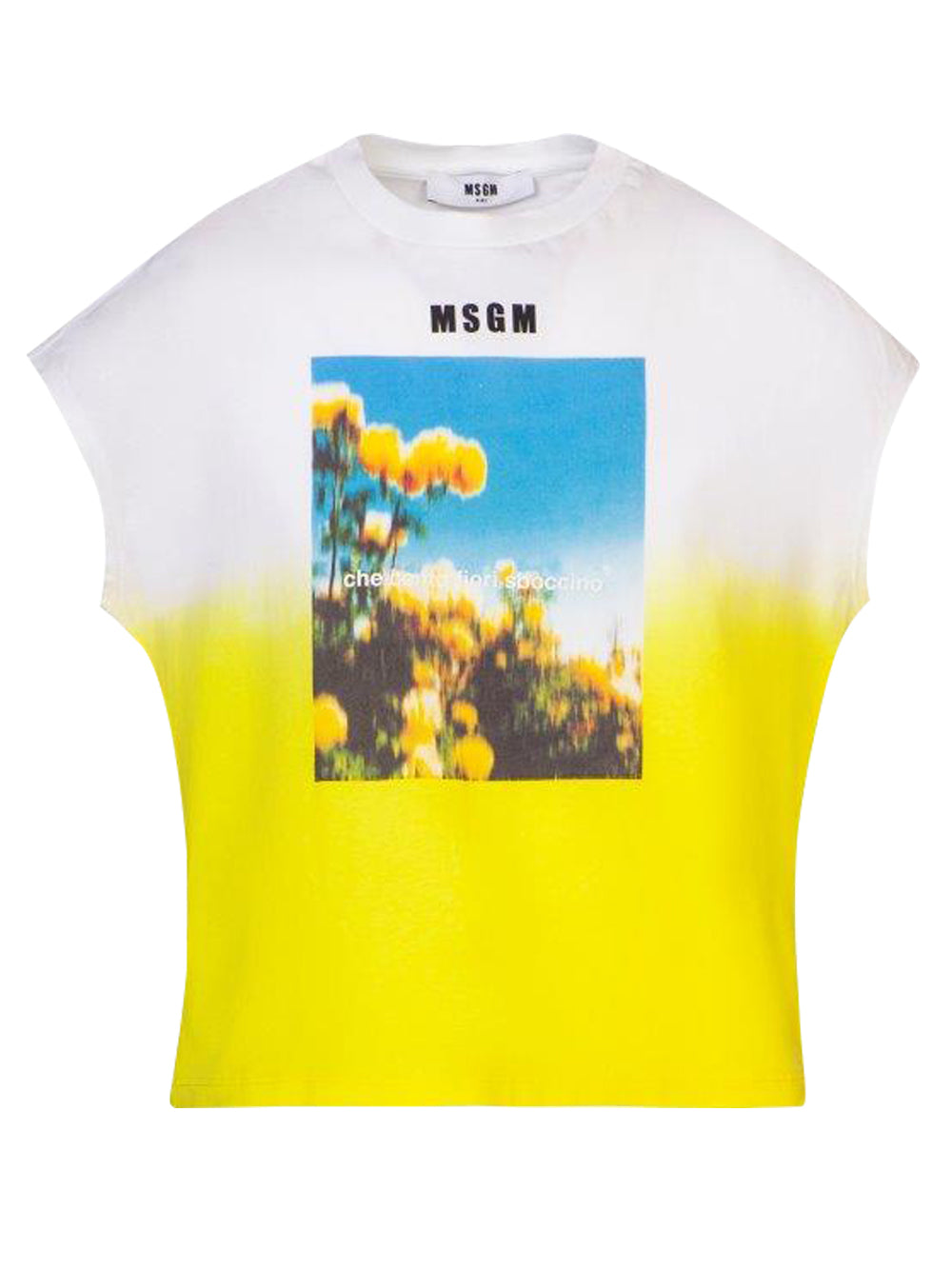 Ombre Flowers MSGM T-Shirt