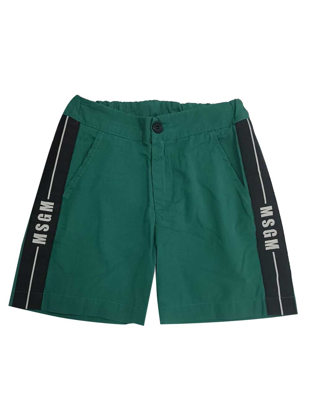 MSGM Tape Bermuda Shorts