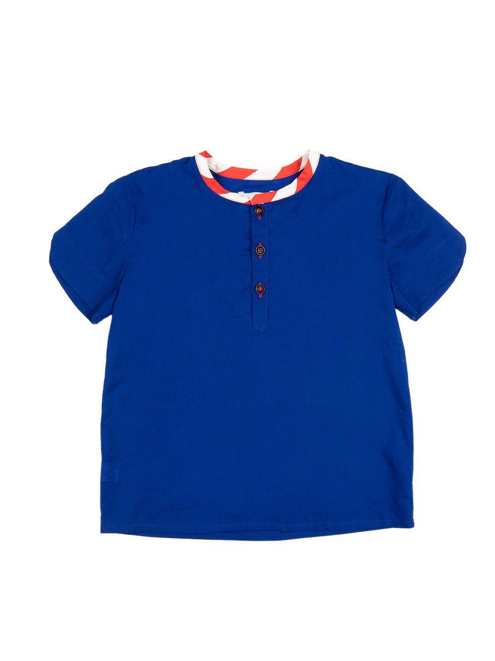 Mao Blue Shirt