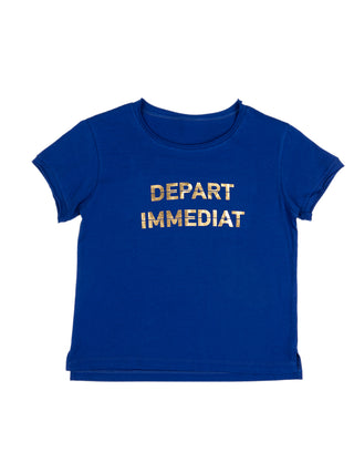 Depart and Retour Blue T-Shirt