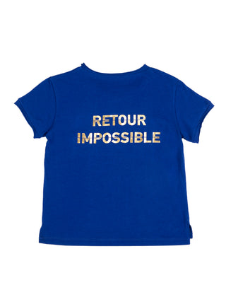 Depart and Retour Blue T-Shirt