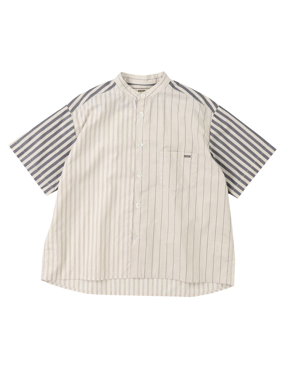 Grey Multi- Striped Shirt