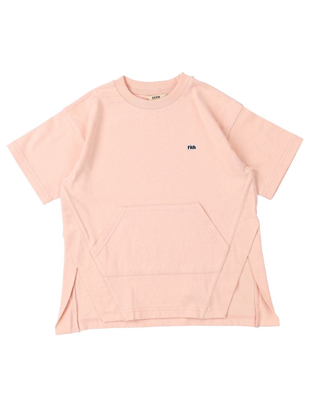 Pink Kangaroo Pocket  T-Shirt