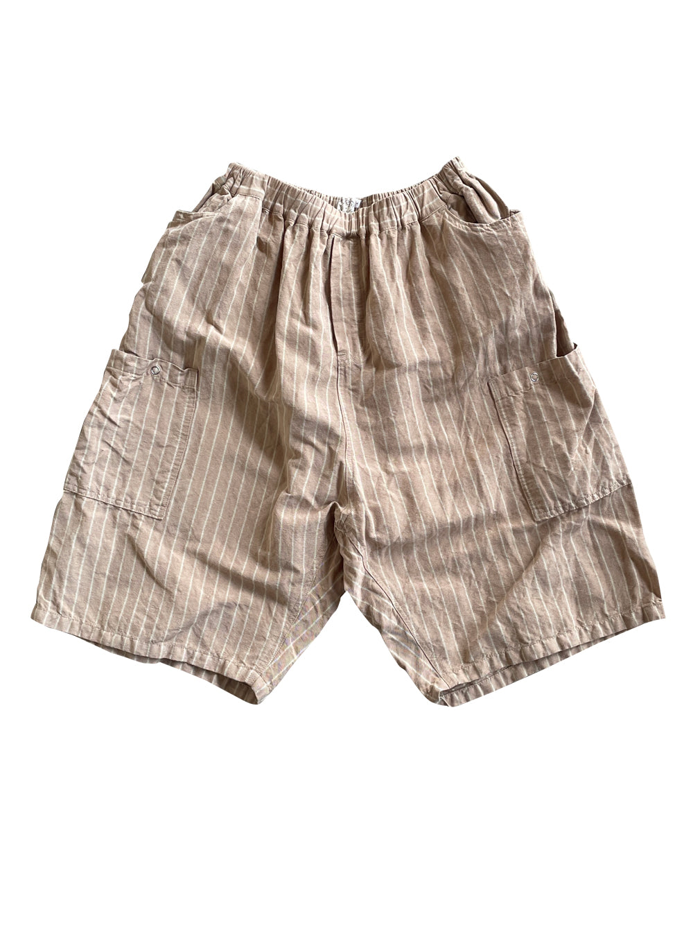 Swoon Beige Stripe Shorts - Shan and Toad - Luxury Kidswear Shop