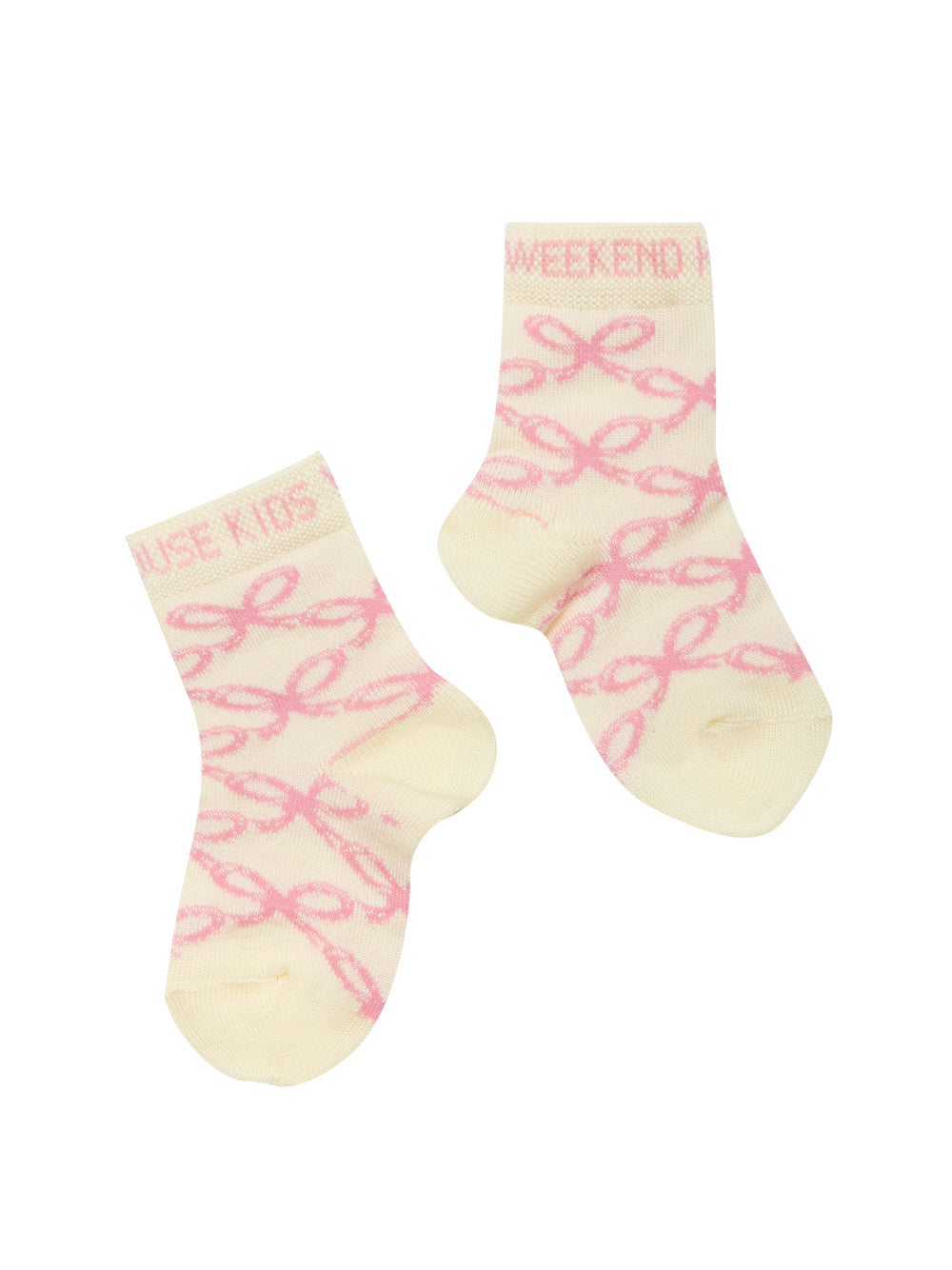 Pink Bow Socks