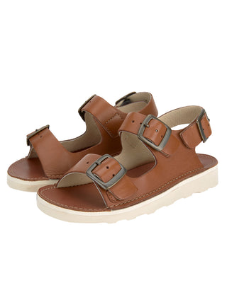 Spike Chestnut Brown Sandals