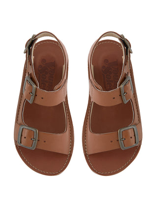 Spike Chestnut Brown Sandals