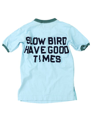 Vintage Tenjiku Slow Blue Bird Tee