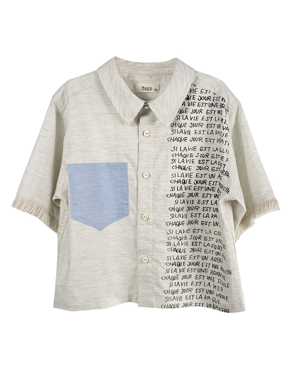 Ivory Poetry Shirt