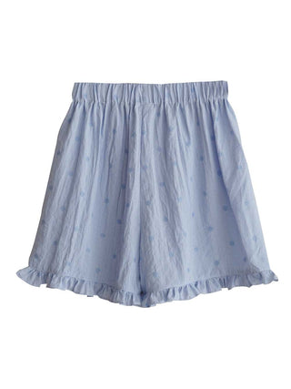 Frilled Blue Shorts