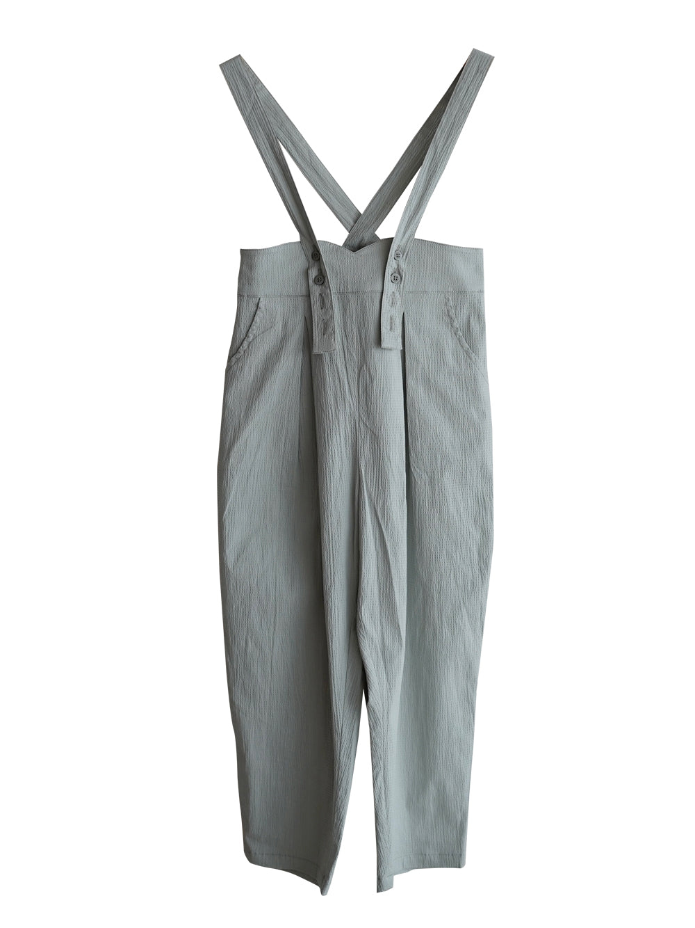 Turquoise Suspender Trousers