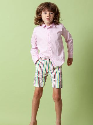 Bopak Striped Bermuda Shorts