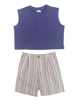 Bopak Striped Bermuda Shorts