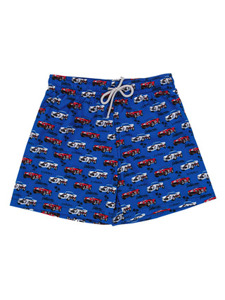 Car Print Swim Shorts