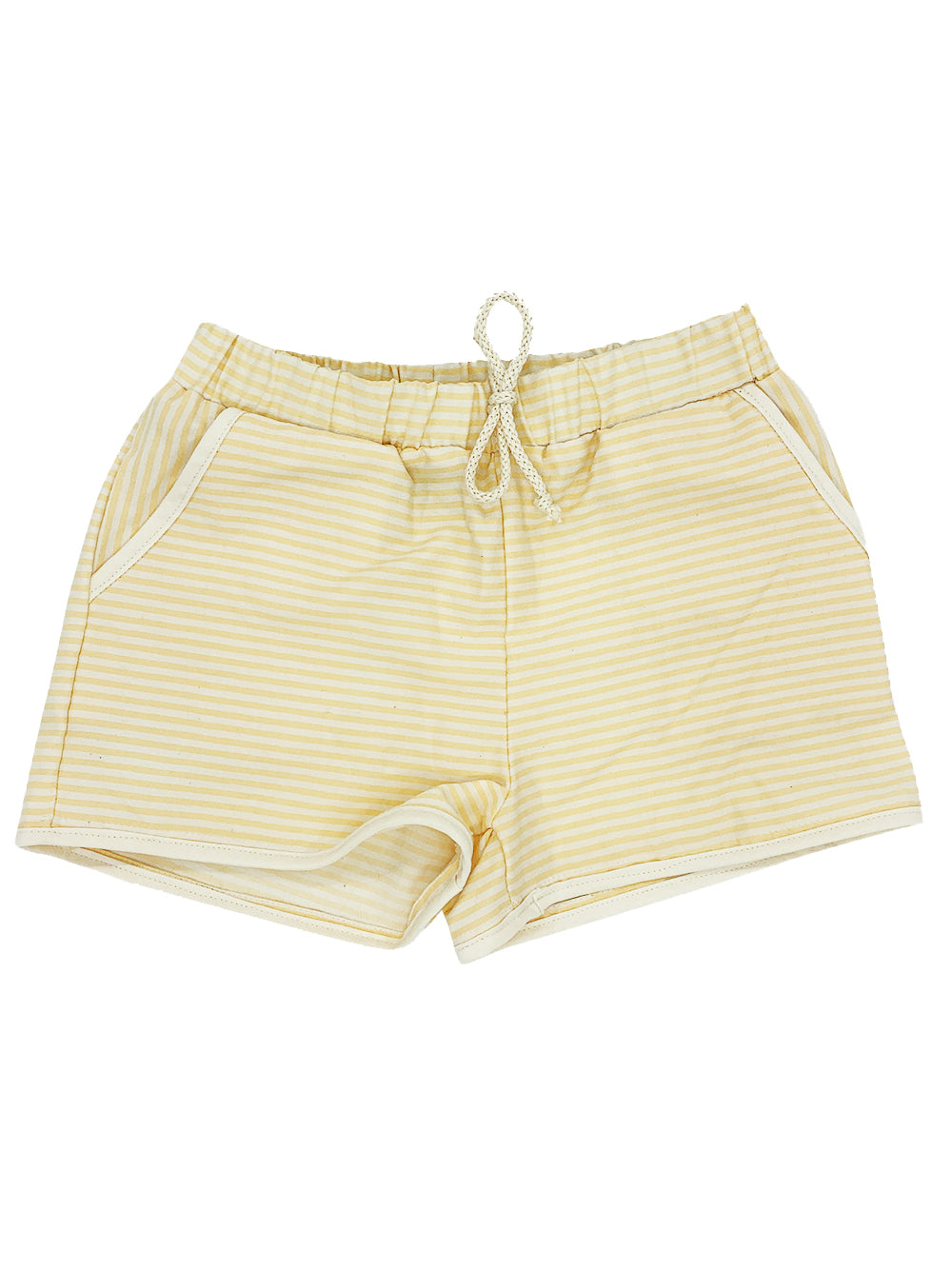 Azucar Yellow Stripe Shorts