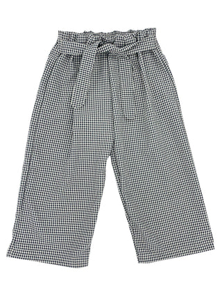 Palazzo Checked Pants