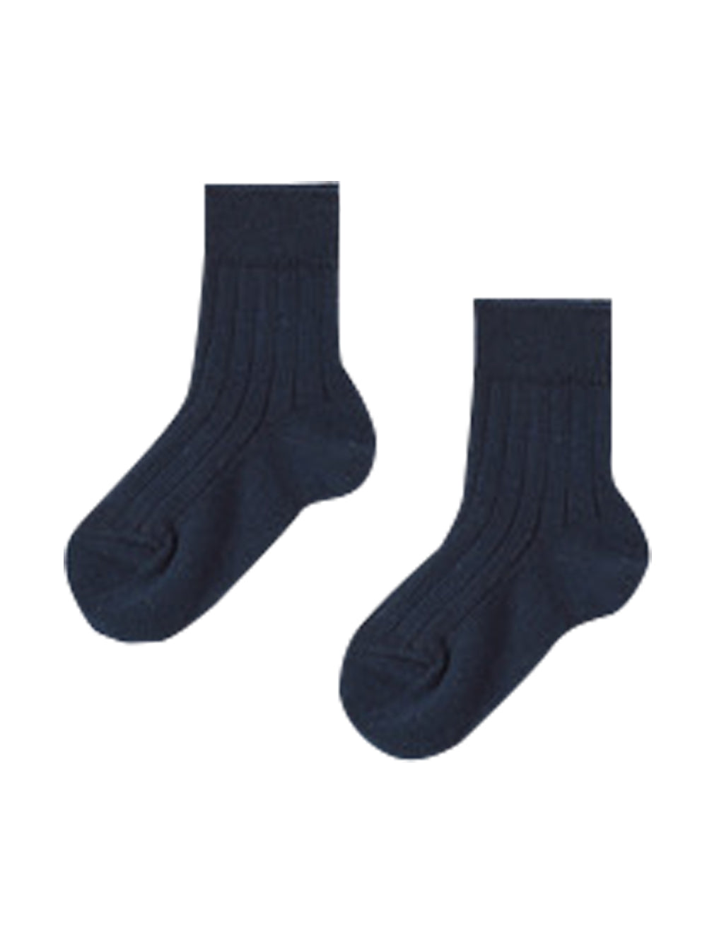 Baby Rib Ankle Navy Socks